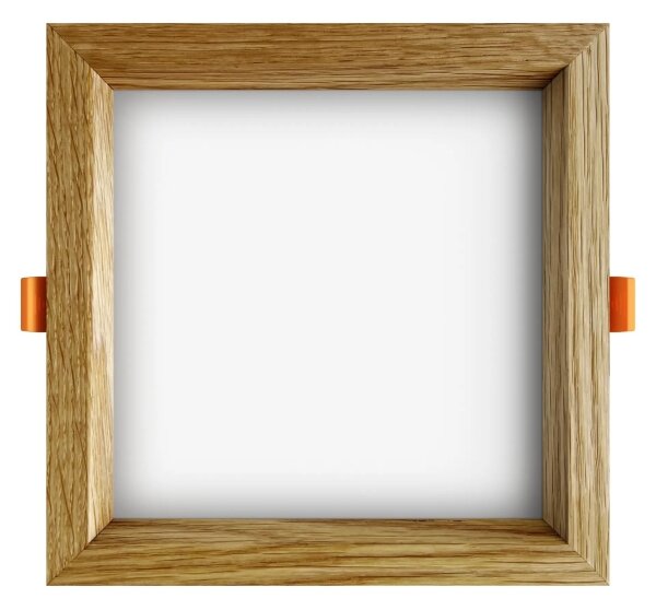 APLED - LED Лампа SQUARE WOODLINE LED/12W/230V 4000K 17x17 см дъб масивнo дървo