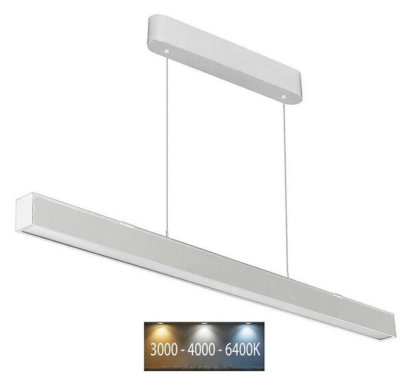 LED Пендел LED/40W/230V 3000/4000/6400K бял