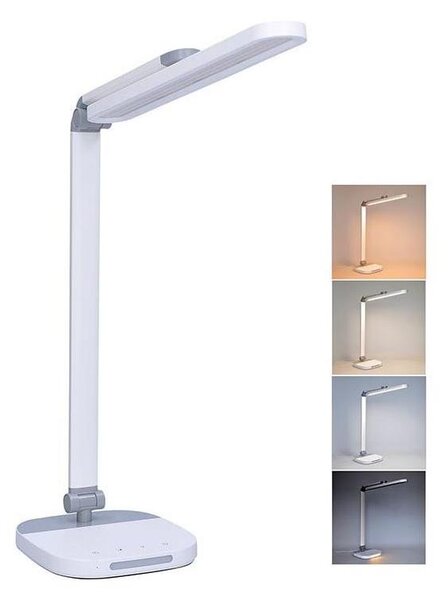 Solight WO65 - LED регулируема настолна лампа с докосване, 10W, 5V, 3000/4000/50