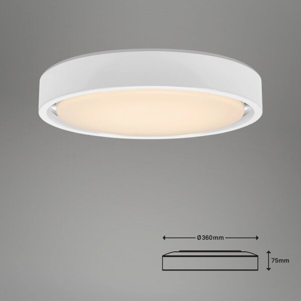 Briloner 3227-016 - LED RGB Димируема лампа със сензор LED/24W/230V + д.у