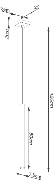 Brilagi - LED Пендел DRIFA 1xG9/4W/230V бетон