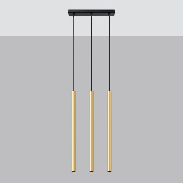 Sollux SL.1196 - Пендел PASTELO 3xG9/8W/230V златист