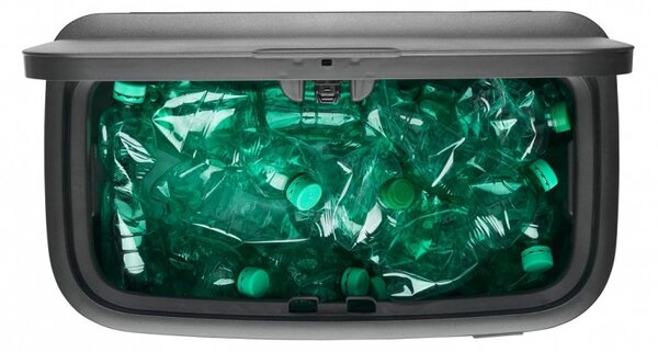 Кош за боклук Brabantia Bo Touch 1003213, 36 л, Плавно и безшумно отваряне, Голям отвор, Златен металик