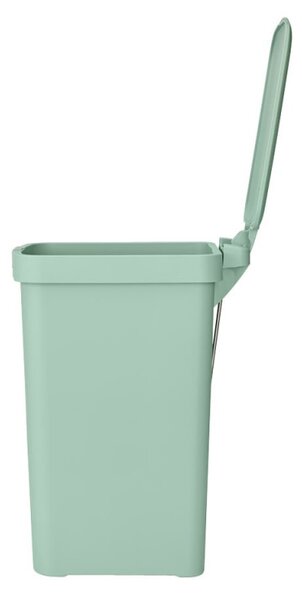 Кош за боклук с педал Brabantia StepUp 1008481, 16 л, Екологични материали, Голям отвор, Светлозелен