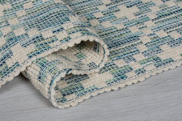 Пътека Leela Runner Ivory/Teal 60X200 см, Flair Rugs