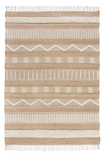 Килим Медина от естествен юта/ивори 200X290 см, Flair Rugs