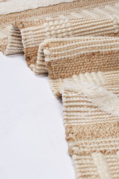 Килим Медина от естествен юта/ивори 200X290 см, Flair Rugs