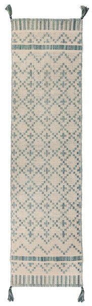 Пътека Leela Runner Ivory/Teal 60X200 см, Flair Rugs