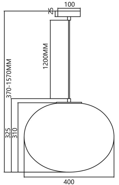 Пендел CAMPANIA 1xE27/60W/230V златист