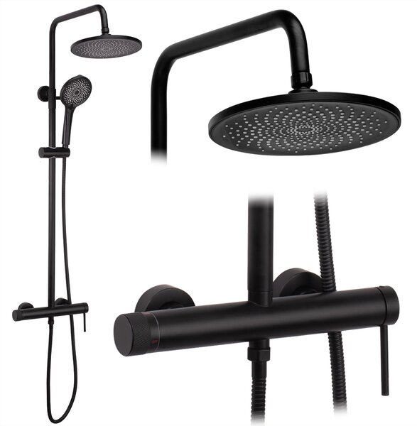 Комплект за душ Rea Foss Clif Black