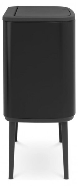 Кош за боклук Brabantia Bo Touch 651106, 36 л, Плавно и безшумно отваряне, Голям отвор, Черен