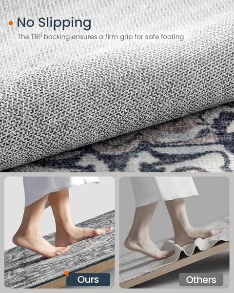 Килим Songmics сив 92x61 cm