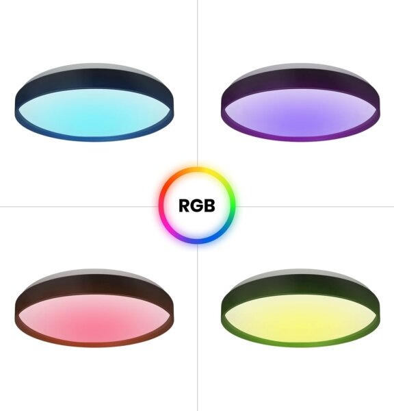 LED RGB Димируем плафон RINGO LED/36W/230V + дистанционно управление