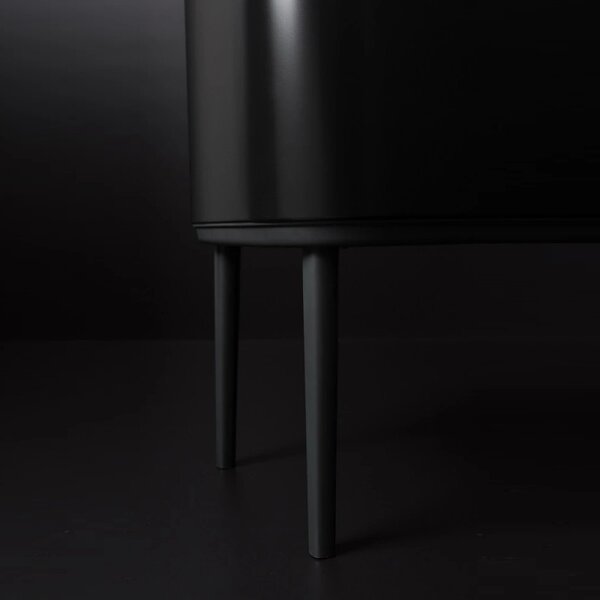 Кош за боклук Brabantia Bo Touch 651106, 36 л, Плавно и безшумно отваряне, Голям отвор, Черен