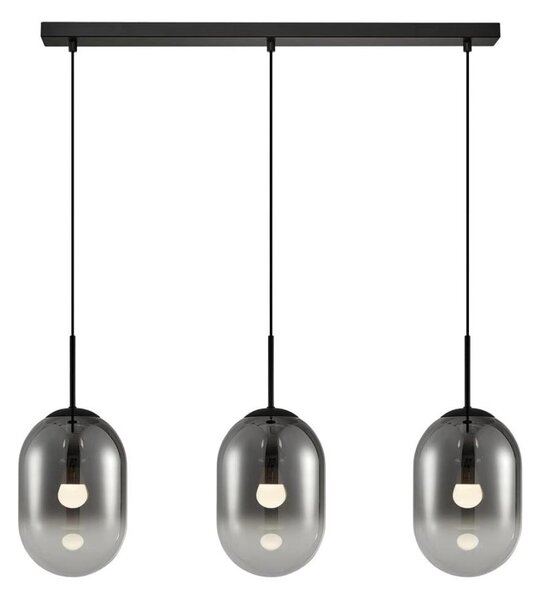 Пендел ALIAS 3xE14/40W/230V черен/сив