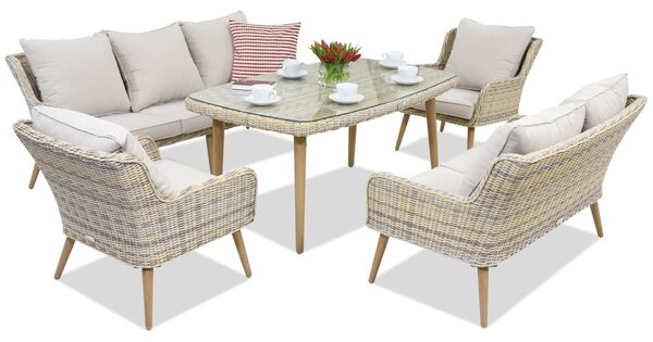 Градински мебели Bilbao Apetito 7 Garden Point sand