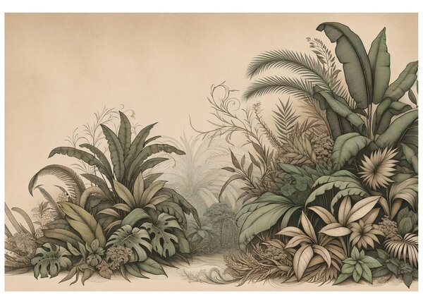 Тапет – Естествена тропическа джунгла