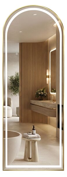 Огледало LED Orbit 50x160cm Brush Gold
