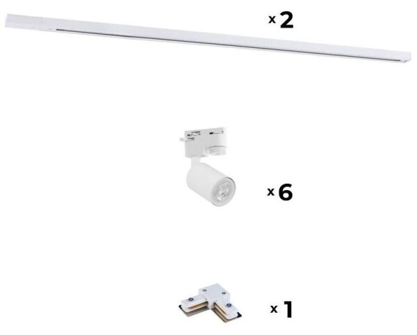 Zuma Line 3042 - Спот за релсова система REFLEKTOR 6xGU10/10W/230V