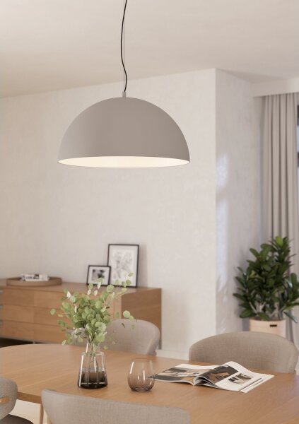 Eglo 900697 - Пендел GAETANO 1xE27/40W/230V сив