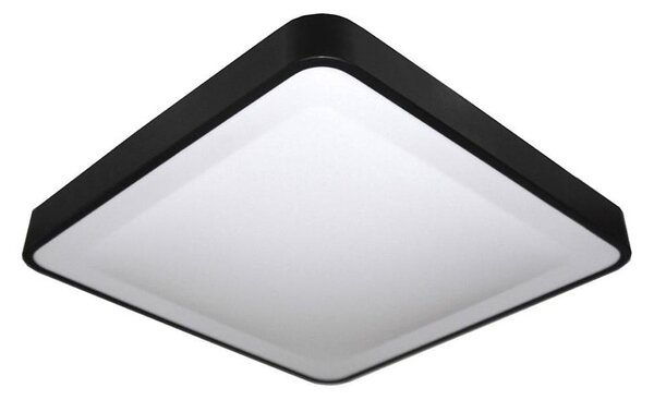 LED таванно осветително тяло с вграден сензор WILTON LED/24W/230V 4000K 33x33 cm черно
