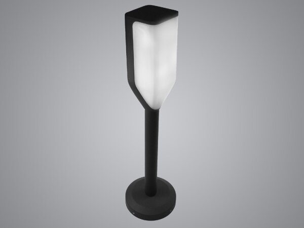 Външна LED лампа SAVEN, 6 W, 230 V, 50 см, IP54, черна