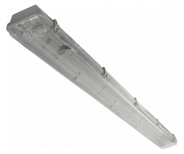 Техническо флуоресцентно осветително тяло 2xG13/36W/230V 120 cm IP65 сиво