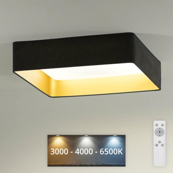 Brilagi - LED Димируема лампа VELVET SQUARE LED/24W/230V + д.у. сив