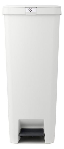 Кош за боклук с педал Brabantia StepUp 1005556, 40 л, Екологични материали, Голям отвор, Светлосив