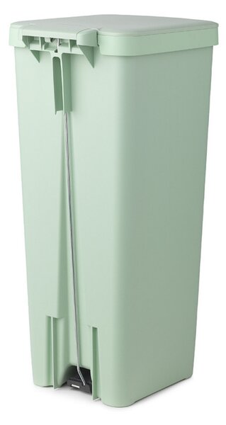 Кош за боклук с педал Brabantia StepUp 1005558, 40 л, Екологични материали, Голям отвор, Светлозелен