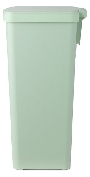 Кош за боклук с педал Brabantia StepUp 1005558, 40 л, Екологични материали, Голям отвор, Светлозелен