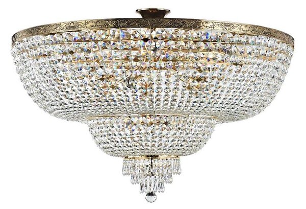 Maytoni DIA890-CL-18-G - Полилей за повърхностен монтаж PALACE 18xE27/60W/230V