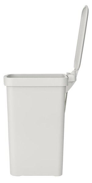 Кош за боклук с педал Brabantia StepUp 1008480, 16 л, Екологични материали, Голям отвор, Светлосив