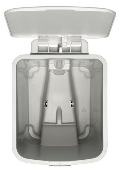 Кош за боклук с педал Brabantia StepUp 1008480, 16 л, Екологични материали, Голям отвор, Светлосив