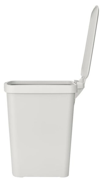 Кош за боклук с педал Brabantia StepUp 1008483, 25 л, Екологични материали, Голям отвор, Светлосив