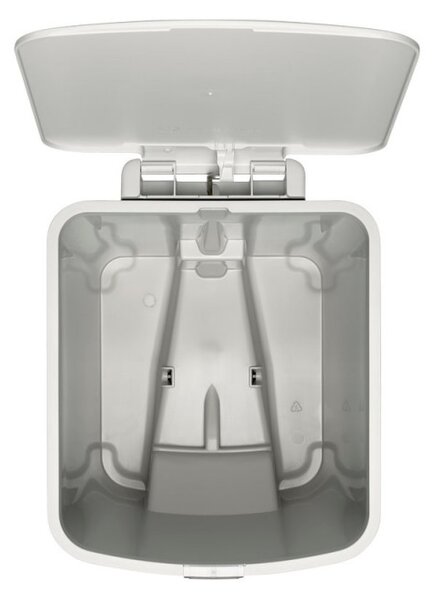 Кош за боклук с педал Brabantia StepUp 1008483, 25 л, Екологични материали, Голям отвор, Светлосив