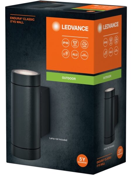 Ledvance - Екстериорен аплик ITYS 2xGU10/35W/230V IP65