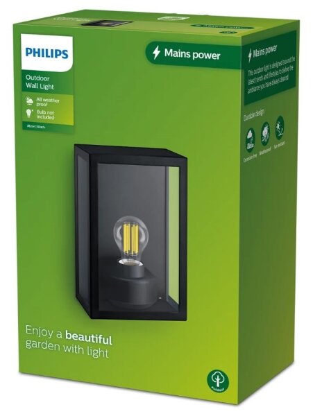 Philips - Екстериорен аплик ALZOR 1xE27/25W/230V IP44