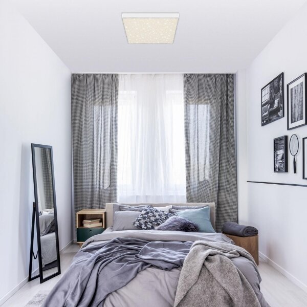 Briloner 7078-416 - LED таван STAR SKY LED/21W/230V 28x28 см бяло
