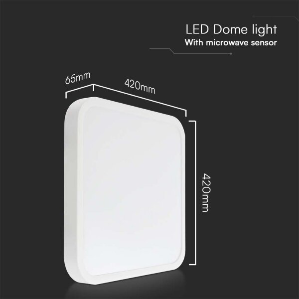 LED Плафон за баня със сензор LED/36W/230V 4000K IP44 бял