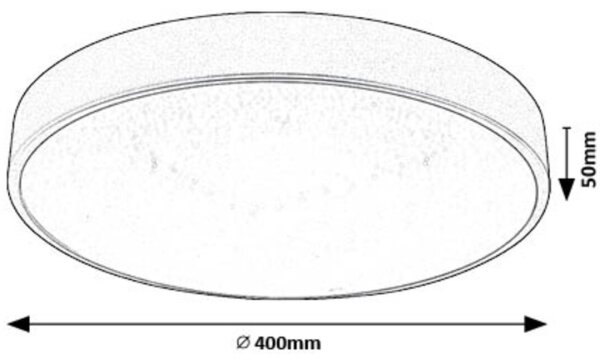 Rabalux 71135 - LED Плафониера OCTAV LED/24W/230V 4000K Ø 40 см