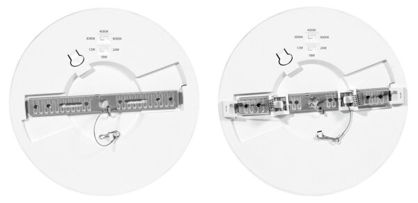 Ecolite WPCB2-24W/BI - LED Панел LEXA LED/12/18/24W/230V бял