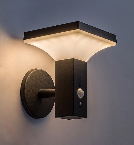 Rabalux 77044 - LED соларен стенен фенер GELEEN LED/4W/230V IP44 черен