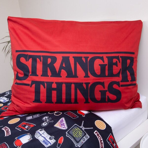 Единично памучно детско спално бельо 140x200 cm Stranger Things "Upside Down" – Jerry Fabrics