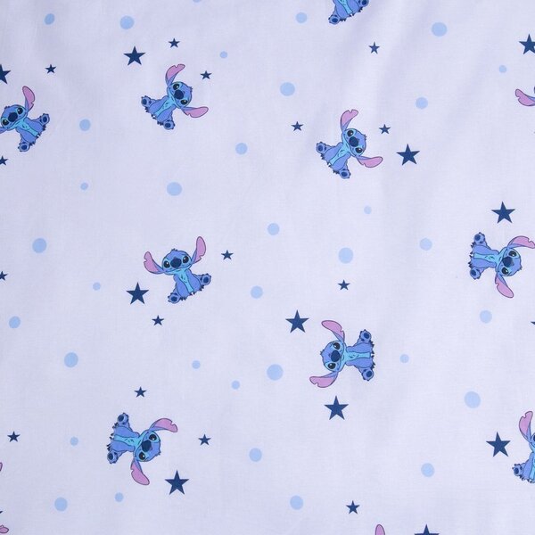 Синьо памучно детско спално бельо 100x135 cm Lilo & Stitch "Clouds" – Jerry Fabrics