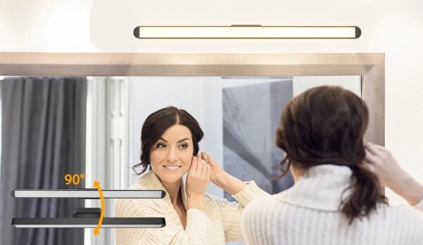 Aigostar - LED регулируемо зареждащо огледално осветление LED/2,9W/5V