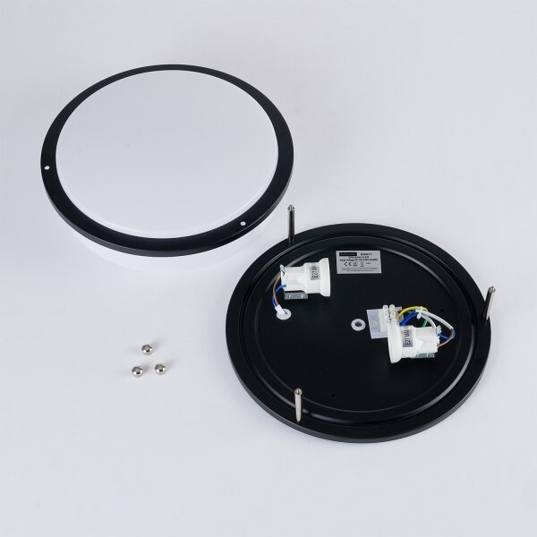 Brilagi - Плафон ELARO 2xE27/40W/230V Ø 26 cm черен