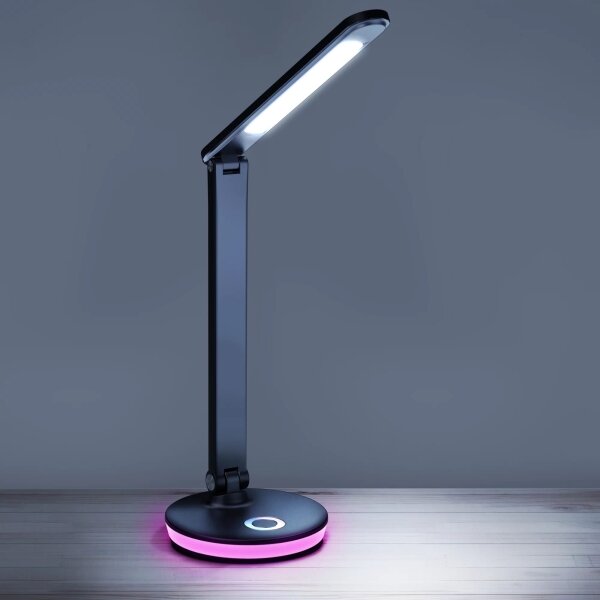 LED RGBW Димируема сензорна настолна лампа NEPTUN LED/7W/230V черен