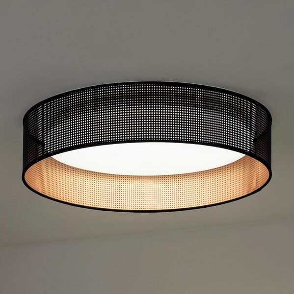 Duolla - LED Плафониера ROLLER LED/24W/230V Ø 45 см черен/меден