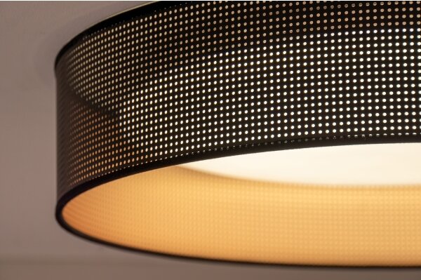 Duolla - LED Плафониера ROLLER LED/24W/230V Ø 45 см черен/меден